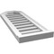 Ekena Millwork Octagonal Top Surface Mount PVC Gable Vent w/ 2"W x 2"P Brickmould Sill Frame, 12"W x 32"H GVPOT12X3203SF - alternate 5